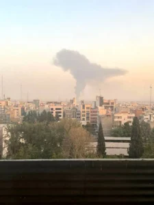آتشسوزی گسترده در انبار مواد نفتی تهران