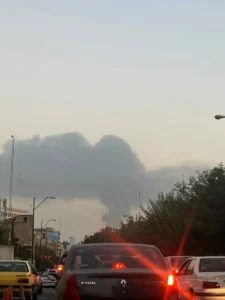 آتشسوزی گسترده در انبار مواد نفتی تهران