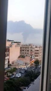 آتشسوزی گسترده در انبار مواد نفتی تهران