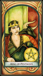 خرداد| کارت: شاه سکهها (King of Pentacles)